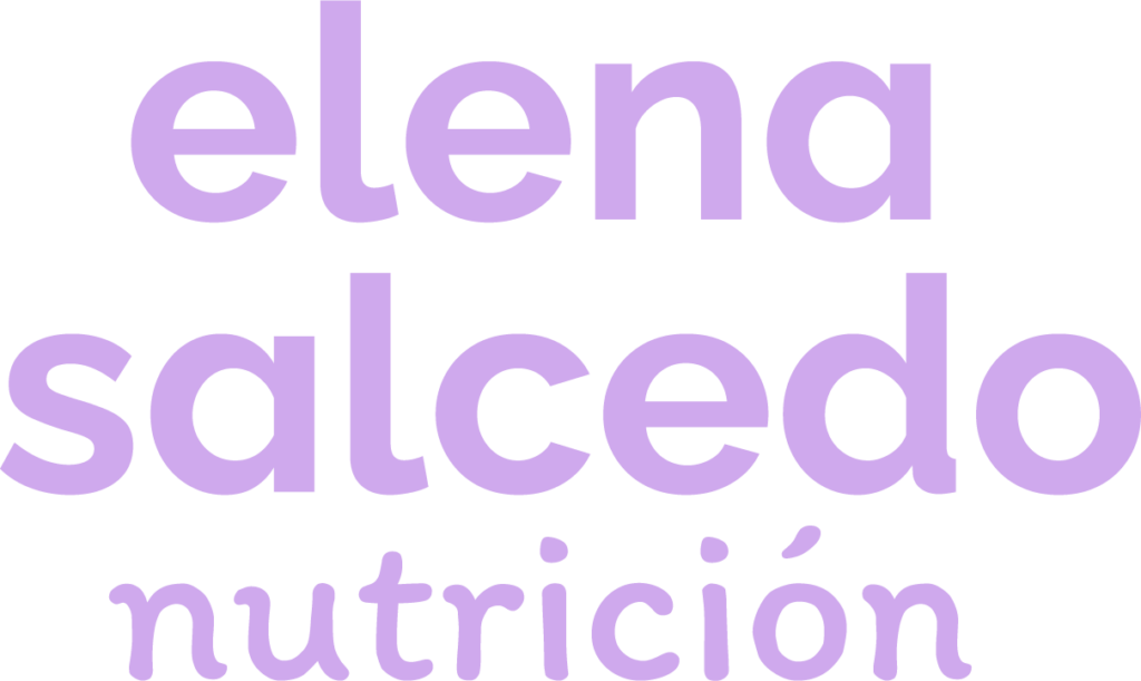 Elena Salcedo Nutrición - Logo Violeta
